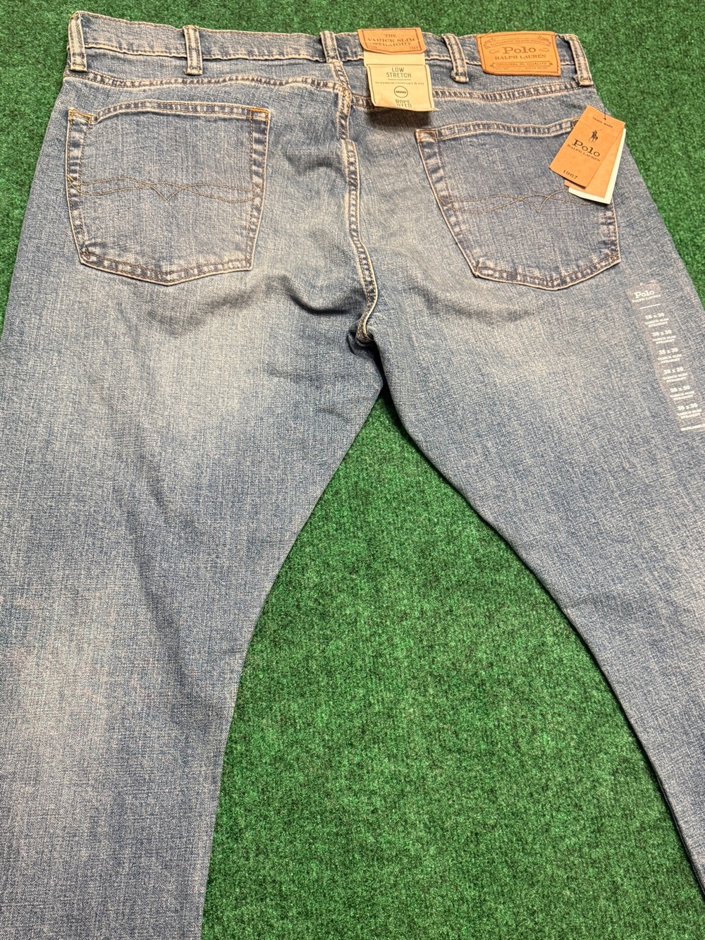NWT Polo by Ralph Lauren Men’s Blue Denim Jeans (W38 / L30) - Picture 6 of 7